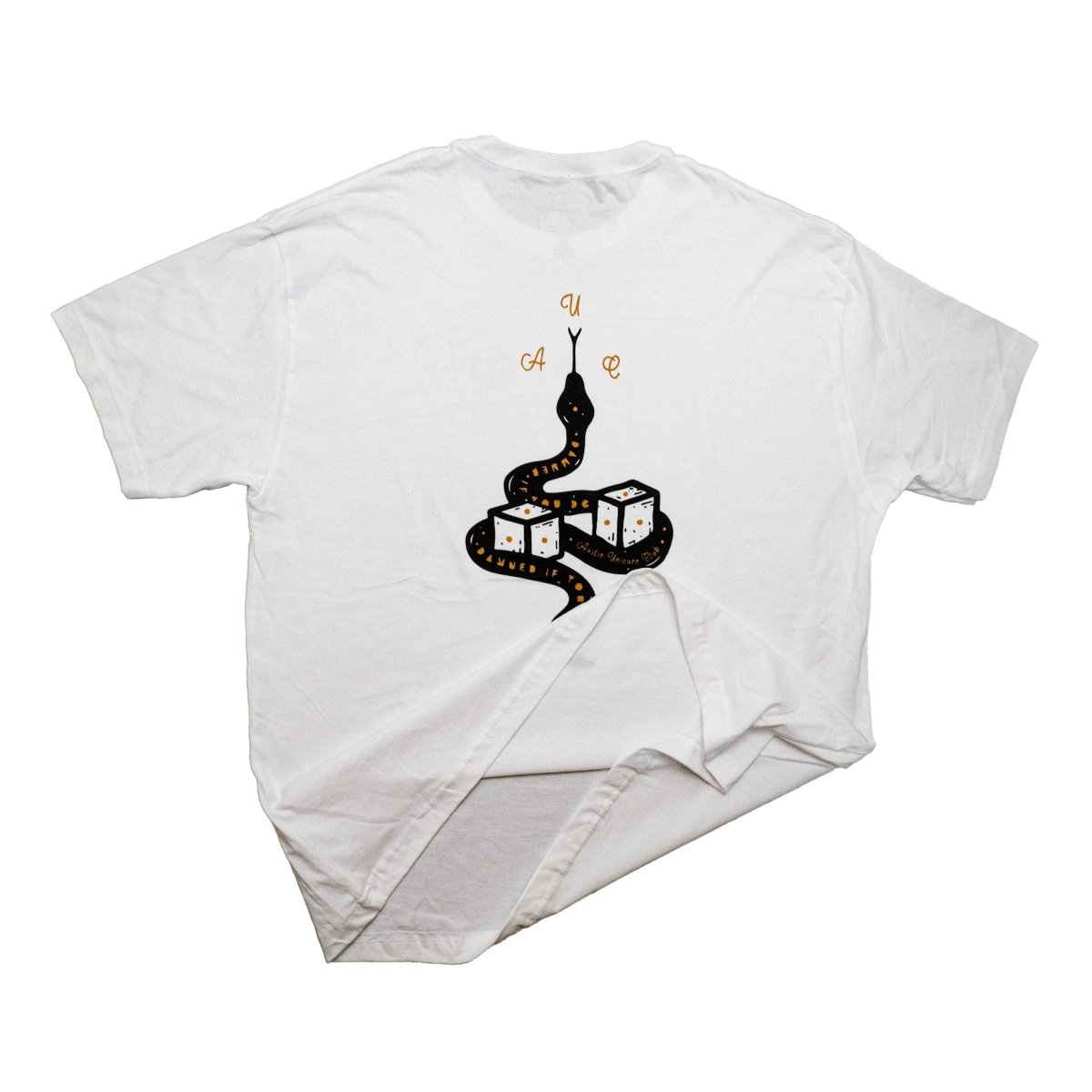 Damned if You Do, Damned if You Don't - Heavyweight Tee - T-Shirt - Austin Unicorn Club Apparel