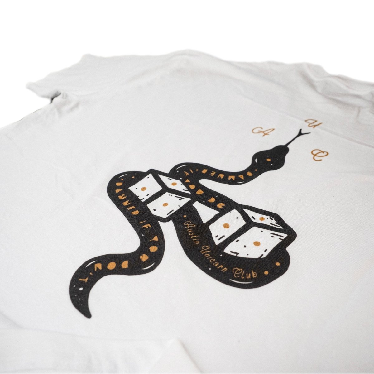 Damned if You Do, Damned if You Don't - Heavyweight Tee - T-Shirt - Austin Unicorn Club Apparel