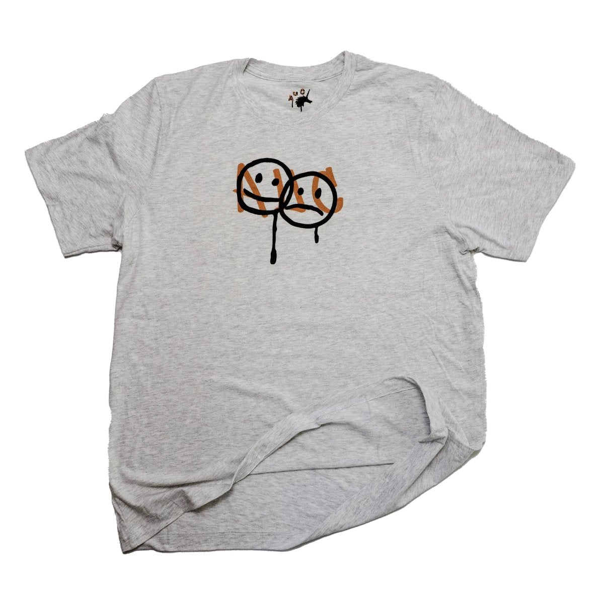 Put on Your Happy Face - Lightweight Tee - T-Shirt - Austin Unicorn Club Apparel