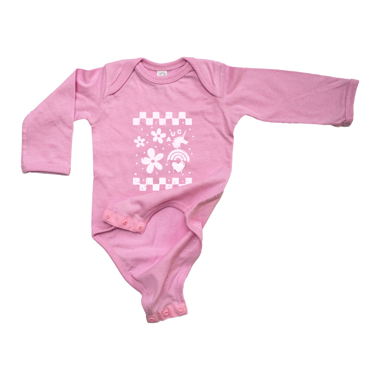 Long-Sleeve Soft Cotton Onesies - Austin Unicorn Club - Design & Apparel